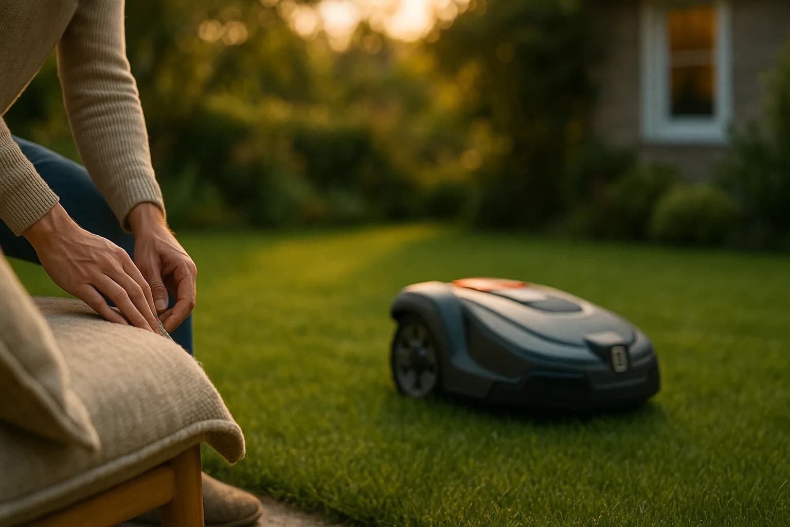 Comparatif : Robots tondeuses pour pelouses avec maçonnerie