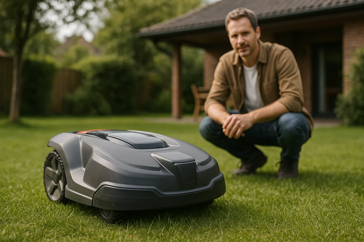 Les avantages des robots tondeuses à capteurs — Capteurs de pente : l'assurance d'une tonte sécurisée sur tous les terrains