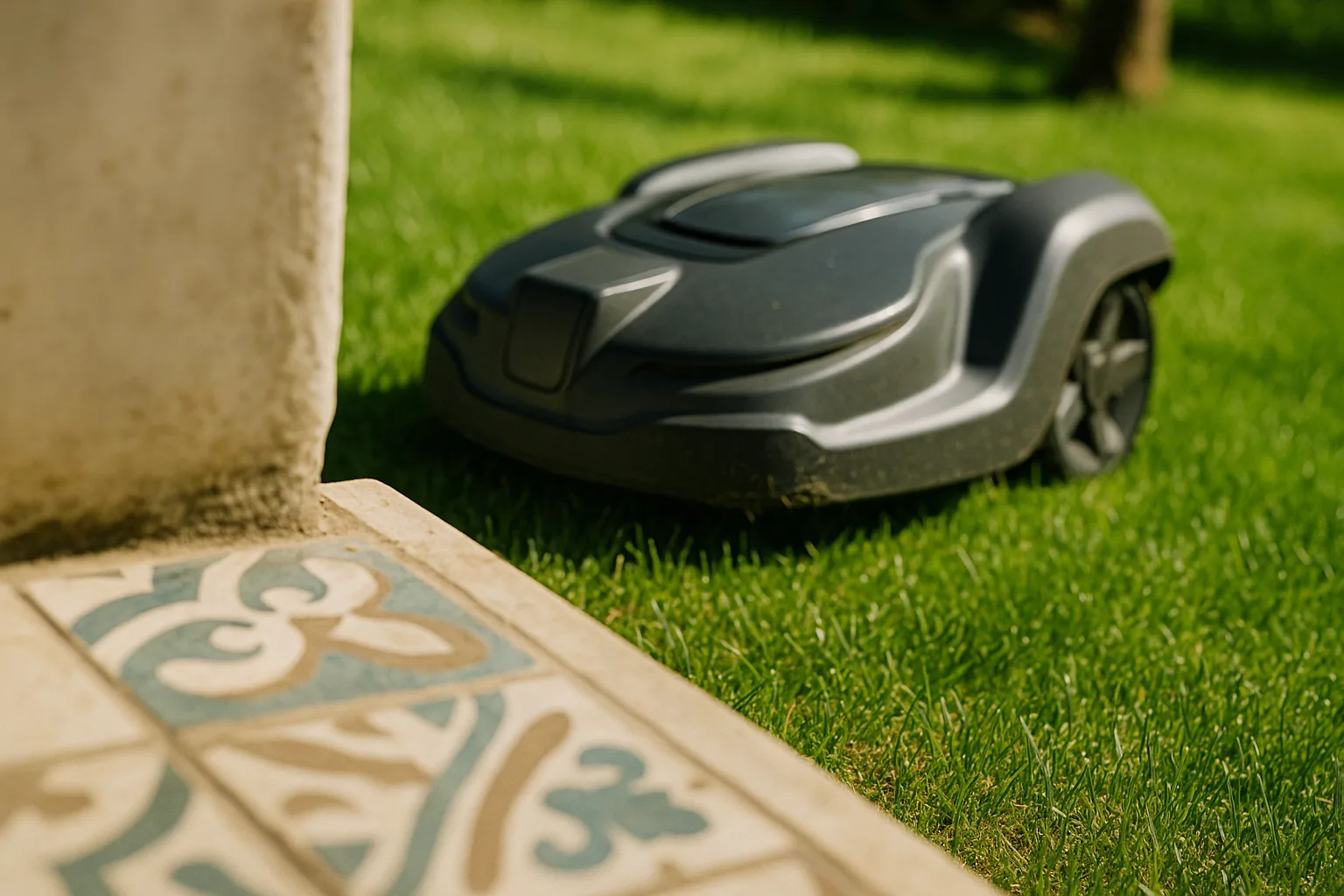 Quel robot tondeuse pour un jardin de style méditerranéen ? — Gestion de Pentes et Terrains Inégaux