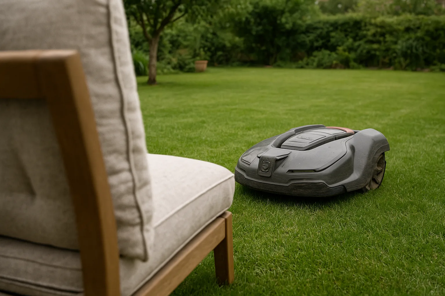 Comment choisir un robot tondeuse pour une pelouse séchée ? — Impact Environnemental et Consommation Énergétique