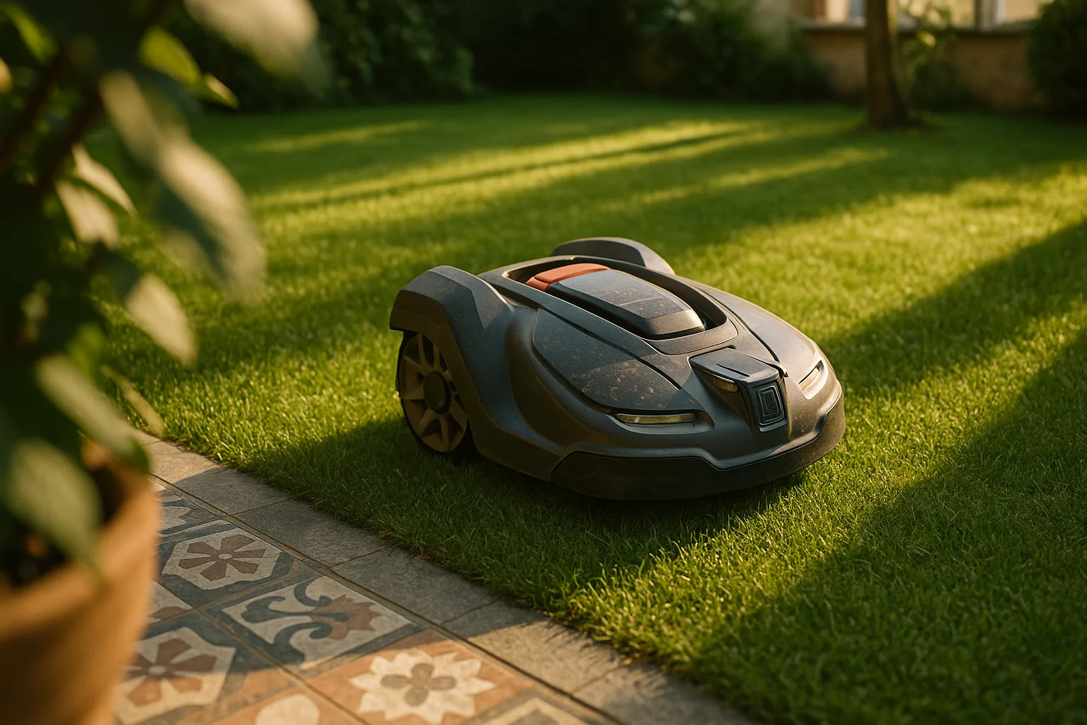 Comment choisir un robot tondeuse pour un sol argileux ? — Intégration de votre robot tondeuse dans l'entretien global du jardin