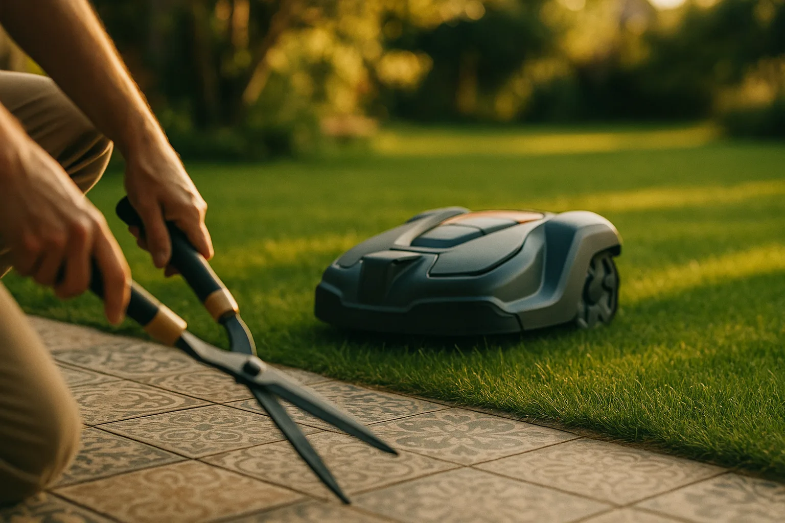 Quel robot tondeuse pour un jardin avec terrasses en bois ? — Entretien des Terrasses en Bois : Préparer le Terrain pour Votre Robot Tondeuse