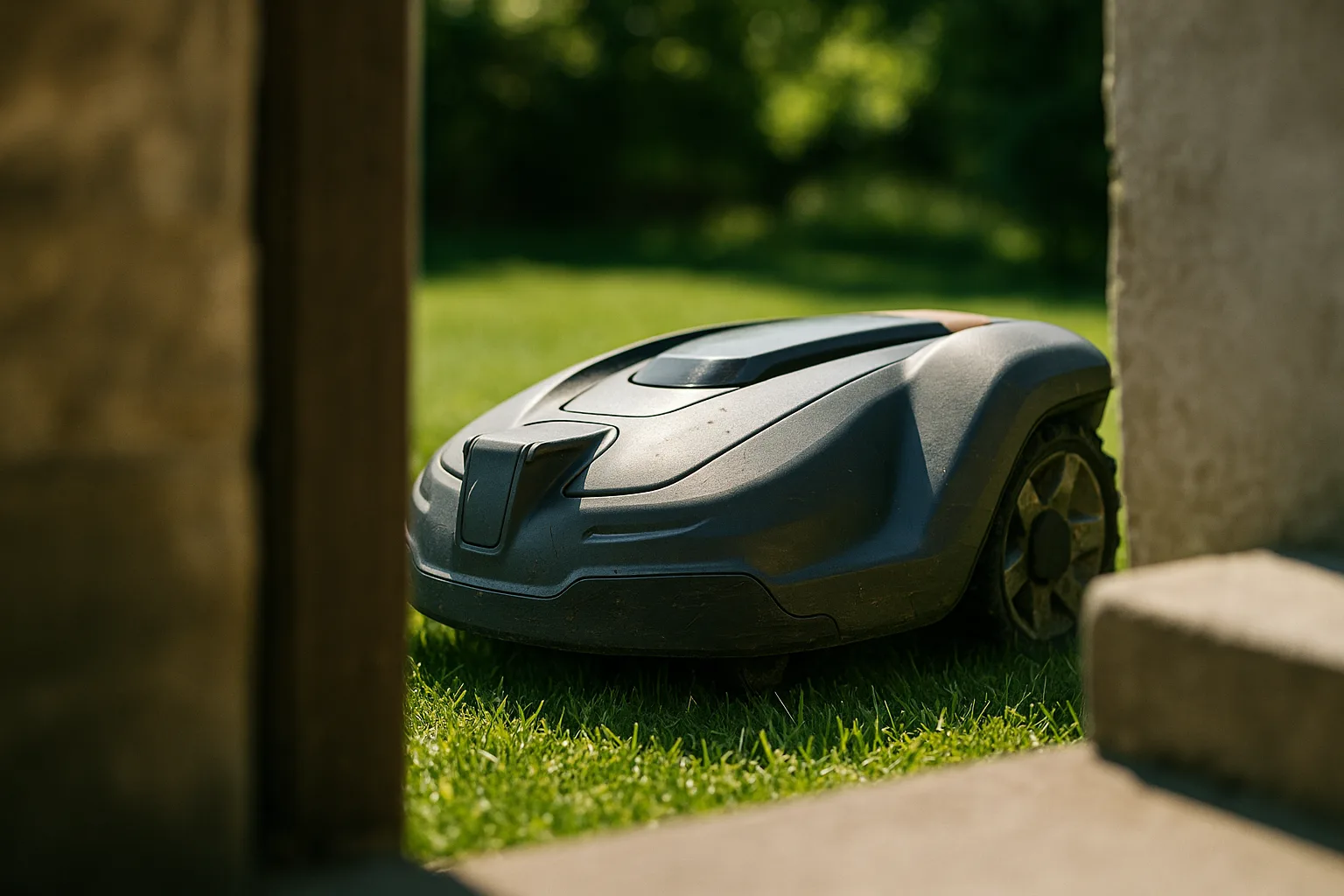 Top 5 des Robots Tondeuses pour Environnements Humides — 1. Eufy Robot Tondeuse E18